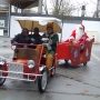La Luttimobile et le traineau de Noël